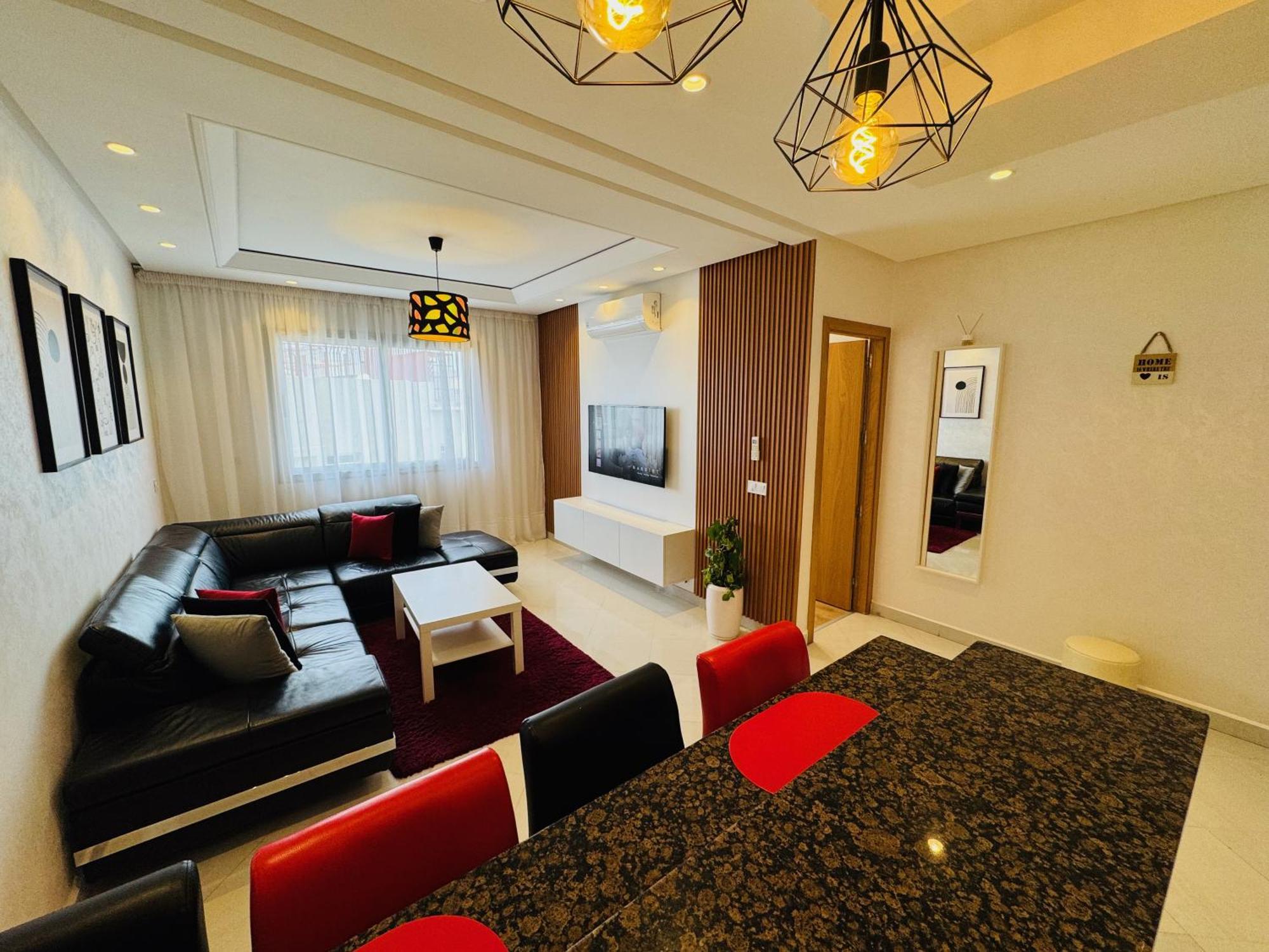 Modern Apartment In The Heart Of Tanger Exterior foto