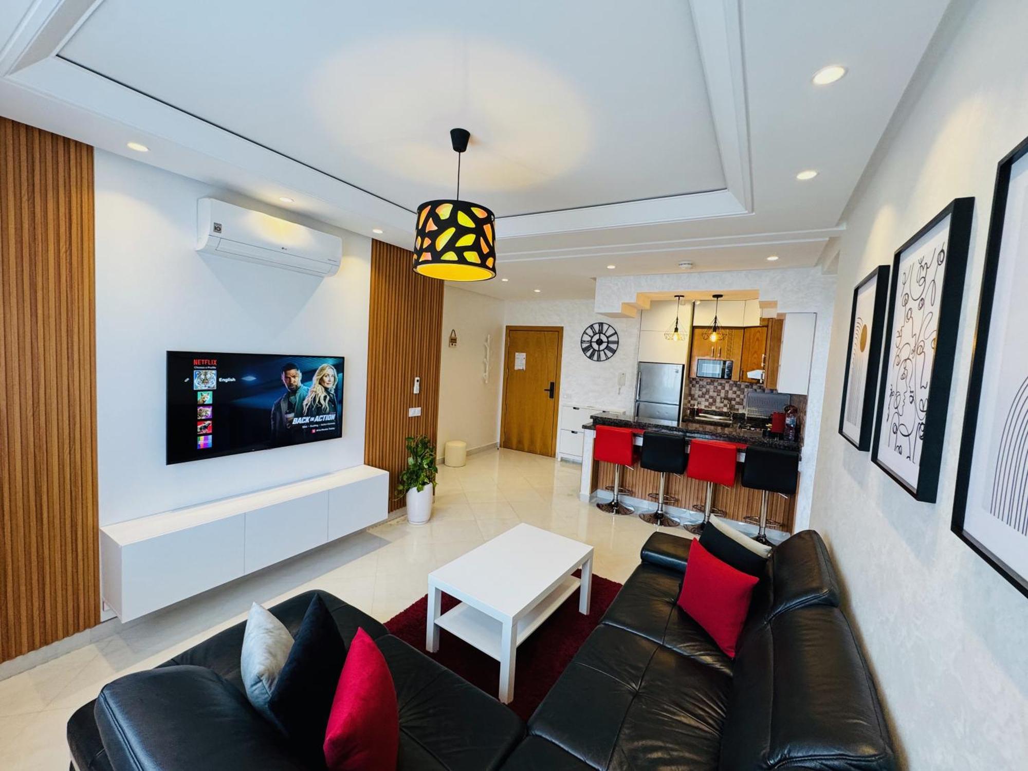 Modern Apartment In The Heart Of Tanger Exterior foto